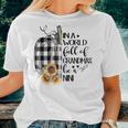In A World Full Of Grandmas Be A Nini Halloween Fall Women T-shirt Gifts for Her