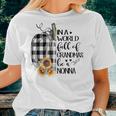In A World Full Of Grandmas Be A Nonna Halloween Fall Women T-shirt Gifts for Her