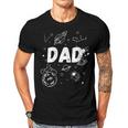 Dad Outer Space Daddy Planet Birthday Fathers Day Gift For Womens Gift For Women Men T-shirt Crewneck Short Sleeve