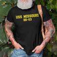 Missouri Veterans Day Memorial Day Father Grandpa Dad Son Gift For Women Men T-shirt Crewneck Short Sleeve