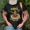 Moms Spaghetti Food Lovers Mothers Day Novelty Gift For Women Men T-shirt Crewneck Short Sleeve