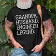 Vintage Grandpa Husband Engineer Legend Gift For Womens Gift For Women Men T-shirt Crewneck Short Sleeve