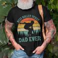 Vintage Retro Best Roller Derby Dad Ever Fathers Day Gift For Mens Gift For Women Men T-shirt Crewneck Short Sleeve