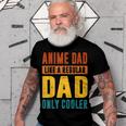 Anime Fathers Birthday Anime Dad Only Cooler Funny Vintage Gift For Women Men T-shirt Crewneck Short Sleeve