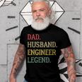 Dad Husband Engineer Legend Engineer Dad Gift For Womens Gift For Women Men T-shirt Crewneck Short Sleeve