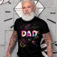 Dad Outer Space Daddy Planet Birthday Fathers Day Gift For Women Men T-shirt Crewneck Short Sleeve