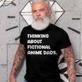 Fictional Anime Dads Funny Weeb Girl Fanfic Fanfiction Lover Gift For Women Men T-shirt Crewneck Short Sleeve