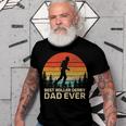 Retro Vintage Best Roller Derby Dad Ever Fathers Day Gift For Mens Gift For Women Men T-shirt Crewneck Short Sleeve