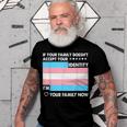 Transgender Support Funny Trans Dad Mom Lgbt Ally Pride Flag Gift For Women Men T-shirt Crewneck Short Sleeve