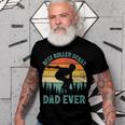 Vintage Retro Best Roller Derby Dad Ever Fathers Day Gift For Women Men T-shirt Crewneck Short Sleeve