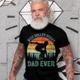 Vintage Retro Best Roller Derby Dad Ever Fathers Day Gift For Womens Gift For Women Men T-shirt Crewneck Short Sleeve