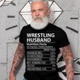 Wrestling Husband Nutrition Facts | Funny Wrestling Husband Gift For Women Men T-shirt Crewneck Short Sleeve