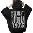 Straight Outta 1975 47Th Birthday 47 Years Old Women Hoodie Back Print Straight Outta 1975 47Th Birthday 47 Years Old Women Hoodie Back Print