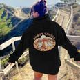 Howdy Ghouls Cowboy Cowgirl Halloween Halloween Women Hoodie Back Print