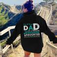 Im A Proud Dad Of Freaking Awesome Daughter Fathers Day Women Hoodie Back Print