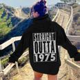 Straight Outta 1975 47Th Birthday 47 Years Old Women Hoodie Back Print Straight Outta 1975 47Th Birthday 47 Years Old Women Hoodie Back Print