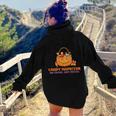 Vintage Trick Or Treat Halloween No Tricks Just Treats Candy Halloween Women Hoodie Back Print