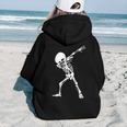 Dabbing Skeleton - Halloween Dab Skull Women Hoodie Back Print