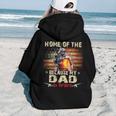 My Dad Is Brave Home Of The Free Proud Army Sibling Women Hoodie Back Print