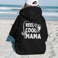 Family Lover Reel Cool Mama Fishing Fisher Fisherman For Women Women Hoodie Back Print
