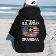 Us Army Proud Grandma Proud Grandma Of A Us Army Veteran Women Hoodie Back Print