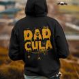 Dadcula Daddy Matching Family Halloween Costume Dad Hoodie Back Print