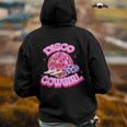 Disco Pink Cowgirl Hat & Boot Rodeo Western Country Southern Rodeo Funny Gifts Back Print Hoodie
