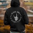 Elder Emo It Was Never A Phase For Old Fans Of Emo Music Back Print Hoodie