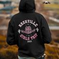 Nashville Girls Trip 2023 Western Country Southern Cowgirl Girls Trip Funny Designs Funny Gifts Back Print Hoodie