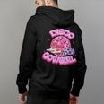 Disco Pink Cowgirl Hat & Boot Rodeo Western Country Southern Rodeo Funny Gifts Back Print Hoodie