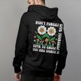 Dont Forget Give Yourself Time To Grow Motivational Quote Motivational Quote Funny Gifts Back Print Hoodie