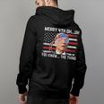 Happy Uh You Know The Thing Funny Joe Biden 4Th Of July Back Print Hoodie