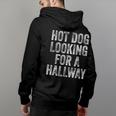 Hot Dog Is Looking For A Fast Food Fan For The Hallway Hot Hoodie Back Print