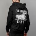 Id Smoke That Bbq Smoker Father Barbecue Grilling Usa Flag Usa Funny Gifts Back Print Hoodie Id Smoke That Bbq Smoker Father Barbecue Grilling Usa Flag Usa Funny Gifts Back Print Hoodie