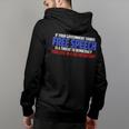 If Your Government Thinks Free Speech Is A Threat Government Funny Gifts Back Print Hoodie
