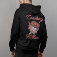 Western Cowboy Hat Cowboy Killer Back Print Hoodie