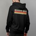 Wonder Lake Il Illinois Funny City Home Roots Gift Retro 80S 80S Vintage Designs Funny Gifts Back Print Hoodie