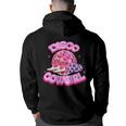 Disco Pink Cowgirl Hat & Boot Rodeo Western Country Southern Rodeo Funny Gifts Back Print Hoodie
