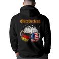 Happy Oktoberfest 2023 American German Munich Flag Hoodie Back Print