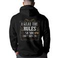 I Read The Rules So You Dont Have To Board Games Cards Games Funny Gifts Back Print Hoodie