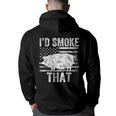 Id Smoke That Bbq Smoker Father Barbecue Grilling Usa Flag Usa Funny Gifts Back Print Hoodie Id Smoke That Bbq Smoker Father Barbecue Grilling Usa Flag Usa Funny Gifts Back Print Hoodie