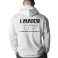 I Match Energy So You Decide How We Gon Act Quote Funny Back Print Hoodie