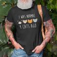 I Was Normal 4 Cats Ago Funny Cat Old Men T-shirt Gifts for Old Men