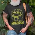 Lets Be Honest I Was Crazy Before Appaloosas Old Men T-shirt Gifts for Old Men