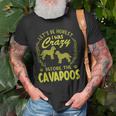 Lets Be Honest I Was Crazy Before Cavapoos Old Men T-shirt Gifts for Old Men