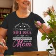 Melissa Name Gift Personalized Mom Gifts For Mom Funny Gifts Old Women T-shirt Graphic Print Unisex Tee Gifts for Old Women