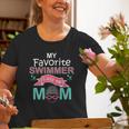 My Favorite Swimmer Calls Me Mom Swim Team Gift For Women Gifts For Mom Funny Gifts Old Women T-shirt Graphic Print Unisex Tee Gifts for Old Women