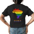 Brazil Pride Lgbt Gay Pride Month Lesbian Unisex Women Womens Back Print T-shirt