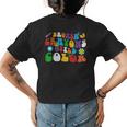 Broken Crayons Still Color Retro Groovy Hippie Daisy Womens Back Print T-shirt