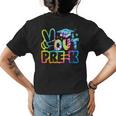 Happy Last Day Of School Peace Out Prek Tie Dye Women's T-shirt Back Print